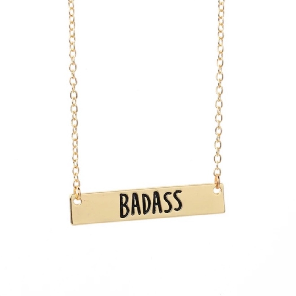 Gold BadAss Necklace